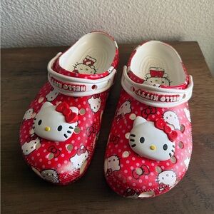 CROCS Kids - Red Hello Kitty Design